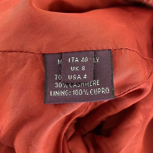 Asprey London Wool Cashmere Blend Jacket Made in Italy Size 4 - Picture 7 of 13